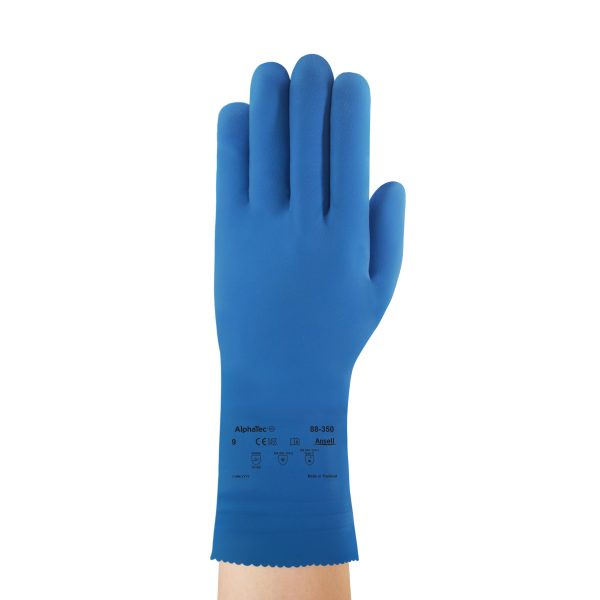 Luva De Látex Silver Azul - Ansell 88-350 - Image 2