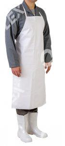 Avental De PVC Branco Forrado