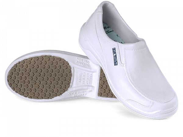 Sapato Antiderrapante Branco Soft Works - BB67
