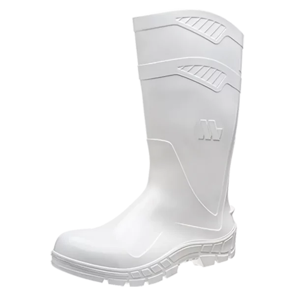 Bota de PVC Alto (AllWork) Branco c/ Forro c/ Bico - Marluvas