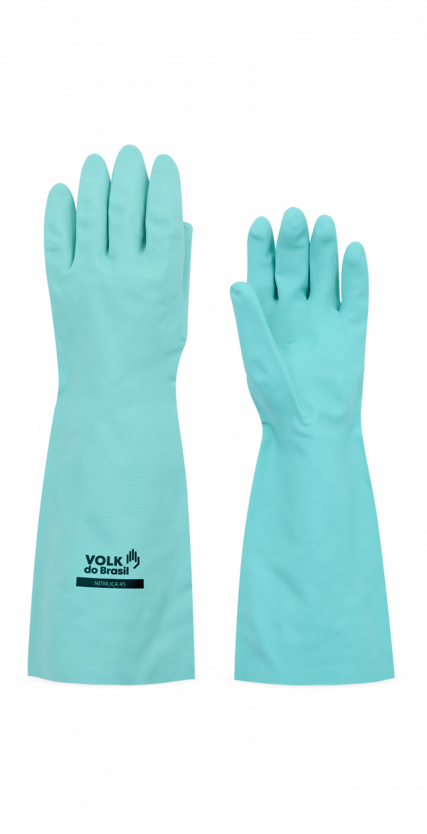 Luva Nitrílica 45cm (Slim) - Volk do Brasil