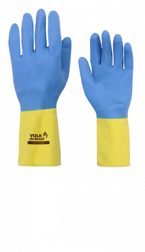 Luva Látex e Neoprene Bicolor Slim
