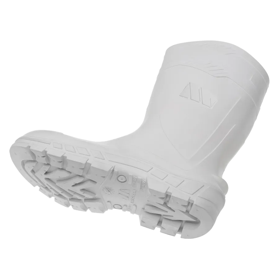 Bota AllWork Branca com Forro e Bico - Imagem 2