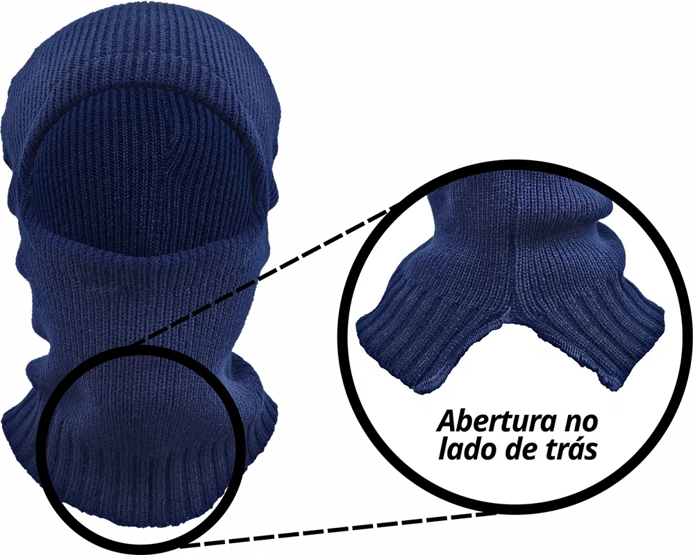 Capuz de Lã Acrílica - Imagem 2