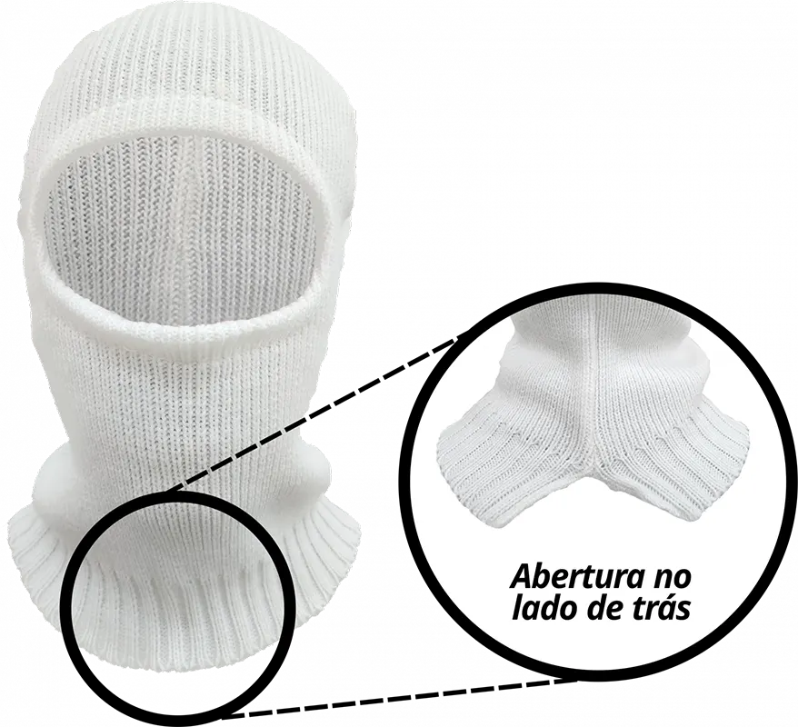 Capuz de Lã Acrílica - Imagem 4