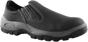 Sapato de Vaqueta com Elástico - Bico Composite