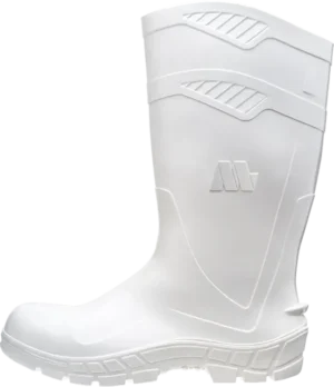 Bota AllWork Branca com Forro, Bico e Palmilha