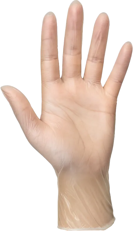 Luva de Vinil Descartável