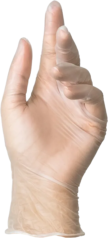 Luva de Vinil Descartável - Imagem 4