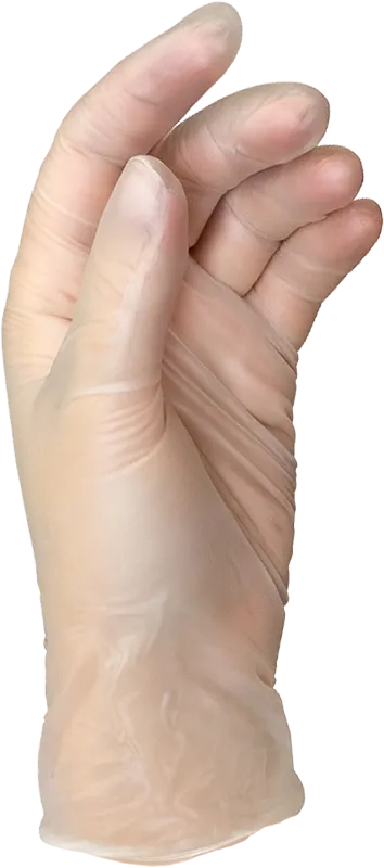 Luva de Vinil Descartável - Imagem 2