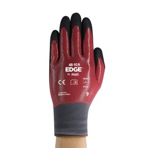 Luva Nylon Banho Duplo Nitrílico Edge 48-919
