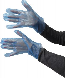 Luva Plástica Cano Curto s/ Elástico